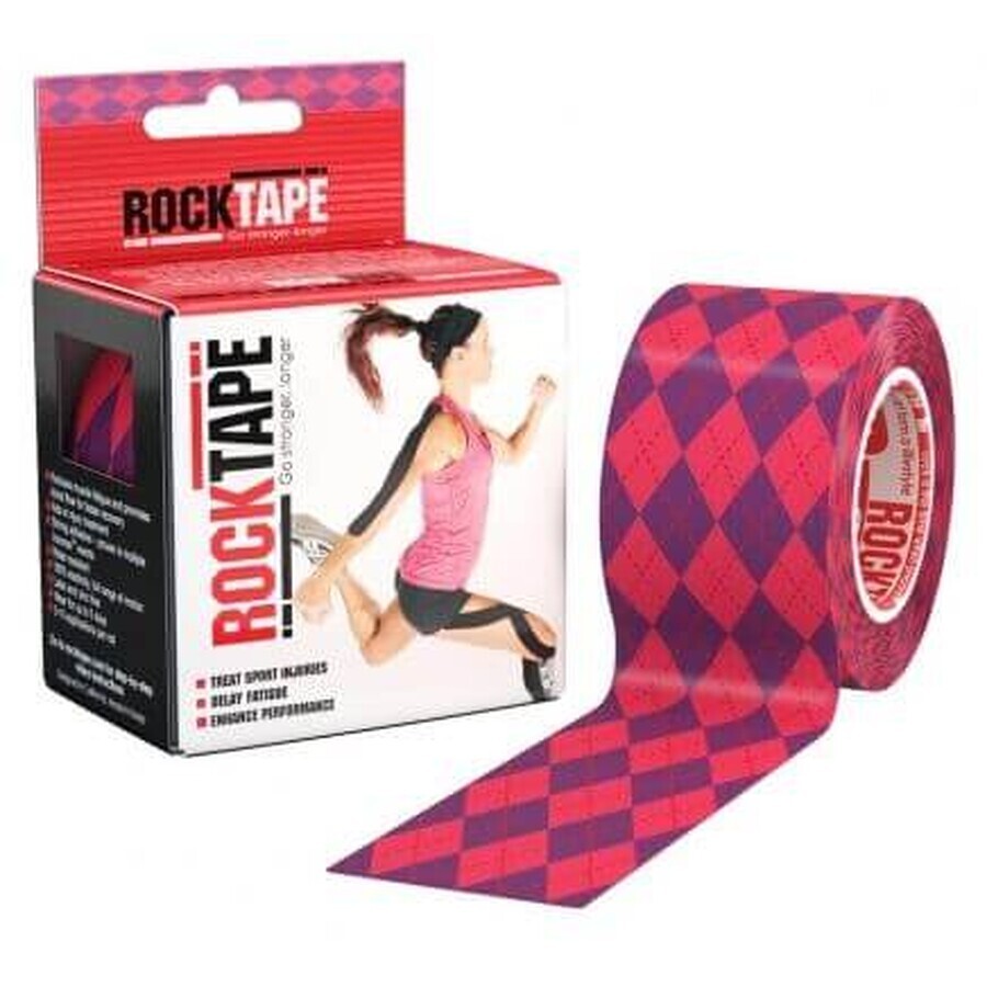 RockTape Design cinta kinesiológica - agryle rosa 5 m