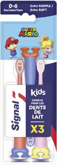 Cepillo de dientes infantil Signal (2-6 a&#241;os) ultra suave 3 piezas