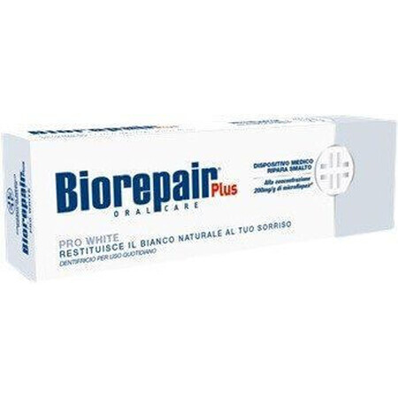 Pasta dentífrica Biorepair PLUS PLUS PRO WHITE 75 ml