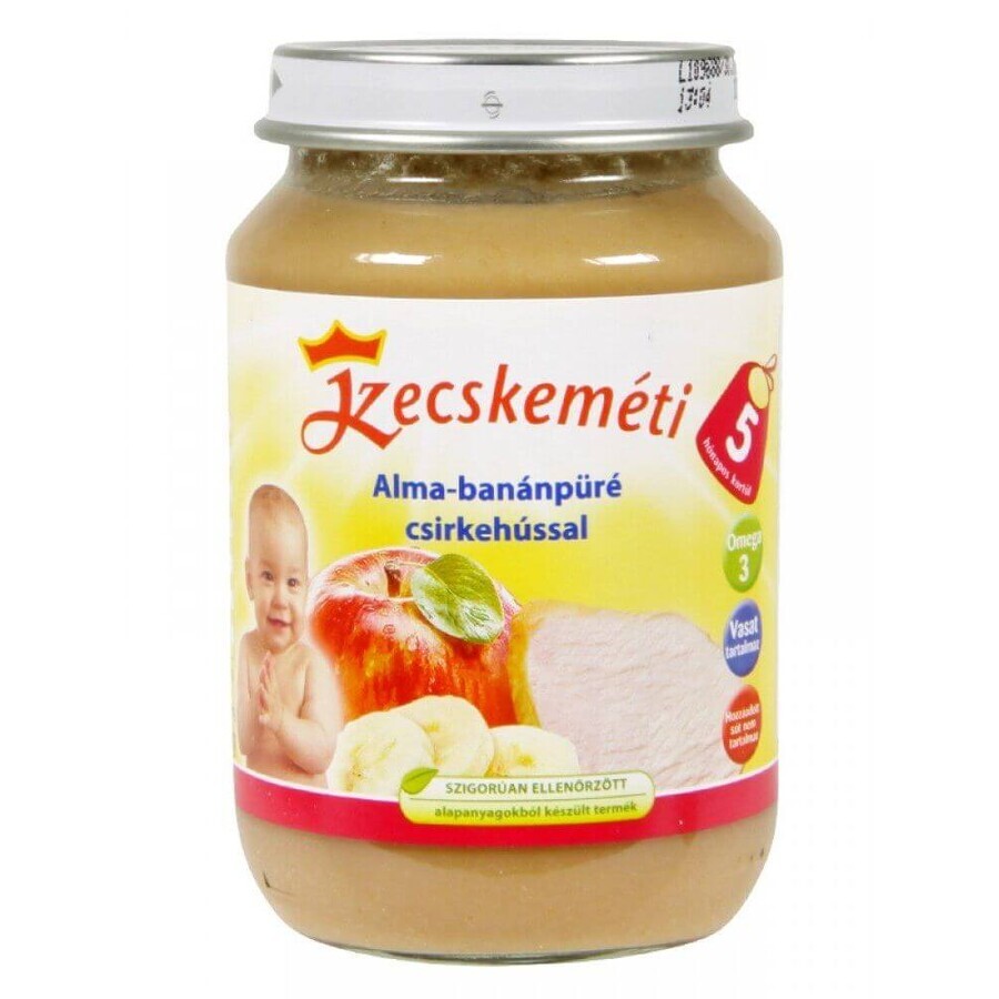 Kecskeméti Appel-bananenpuree van 5 maanden 190 g