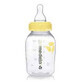 Biber&#243;n de PP con tetina de silicona de flujo lento talla S, 150 ml, Medela