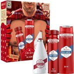 Old Spice Ironman pentru bărbați: set cu deodorant spray, gel de duș și aftershave Whitewater cu o aromă proaspătă