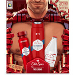 Old Spice Ironman pentru bărbați: set cu deodorant spray, gel de duș și aftershave Whitewater cu o aromă proaspătă