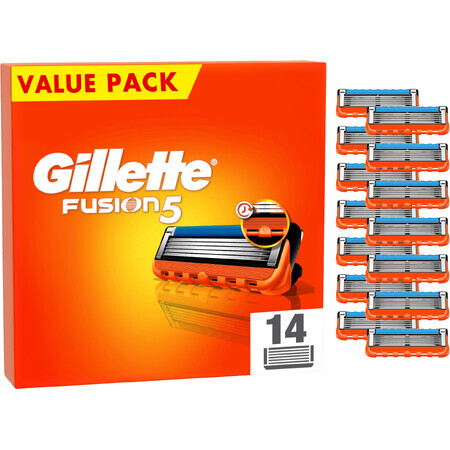 Cabezales de afeitado de recambio Gillette Fusion5 para hombre 14 piezas