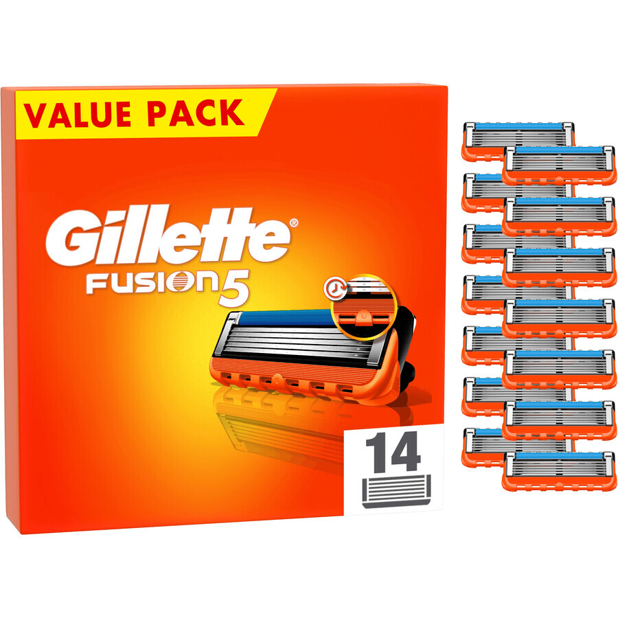 Cabezales de afeitado de recambio Gillette Fusion5 para hombre 14 piezas