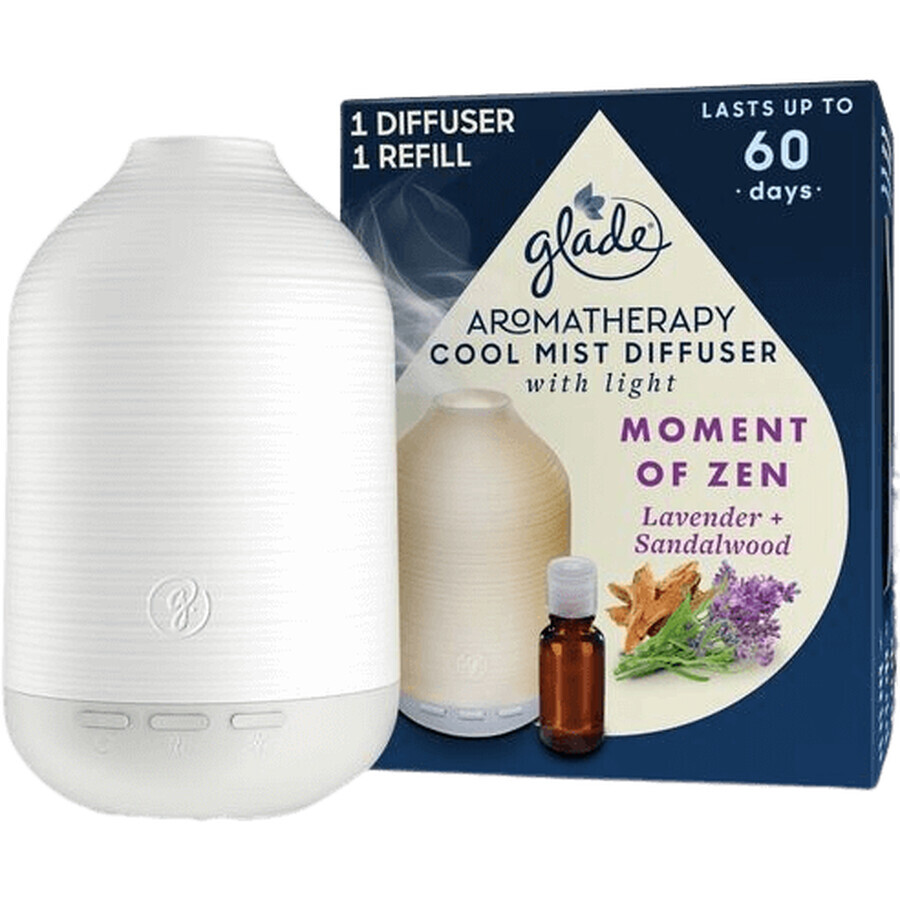 Diffusore per aromaterapia Glade e ricarica Cool Mist Moment of Zen