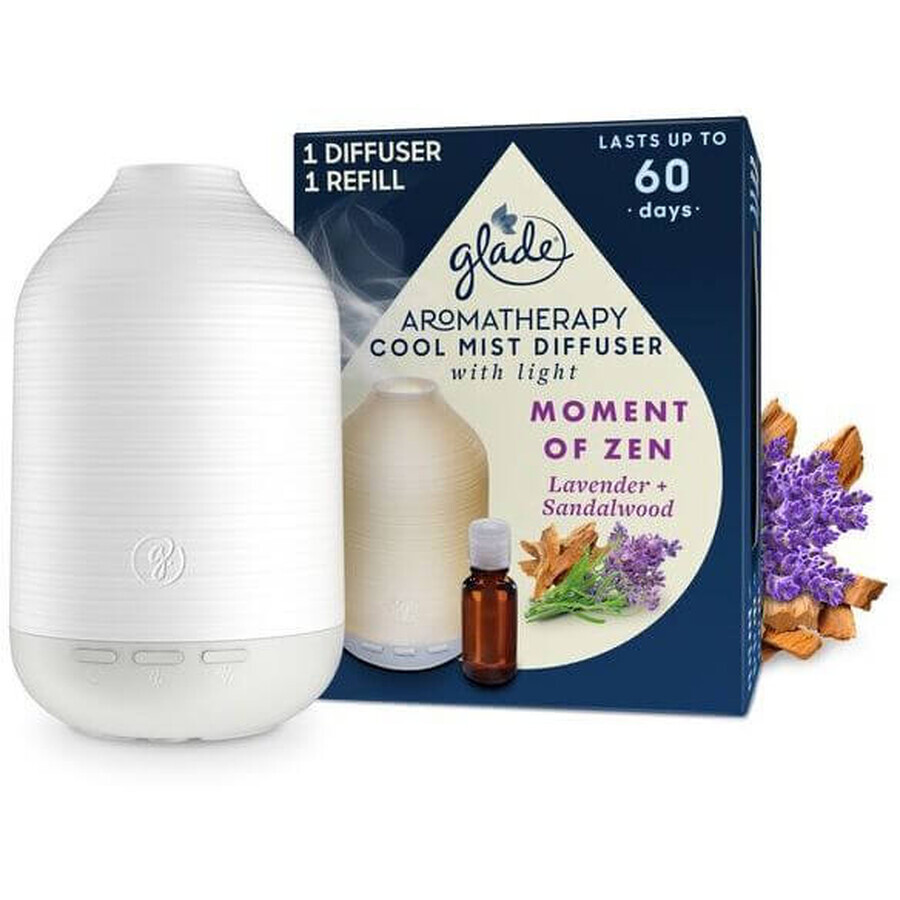 Diffusore per aromaterapia Glade e ricarica Cool Mist Moment of Zen