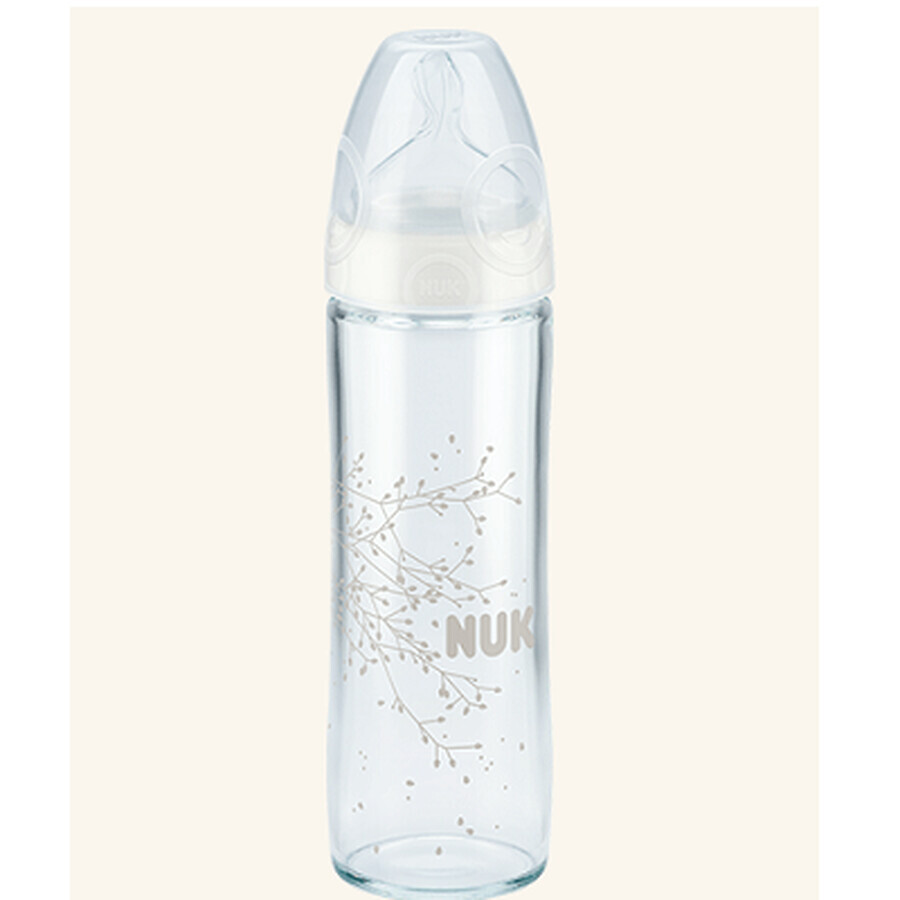 PP-Flasche New Classic 240ml mit Latexsauger, Größe 1, Nuk