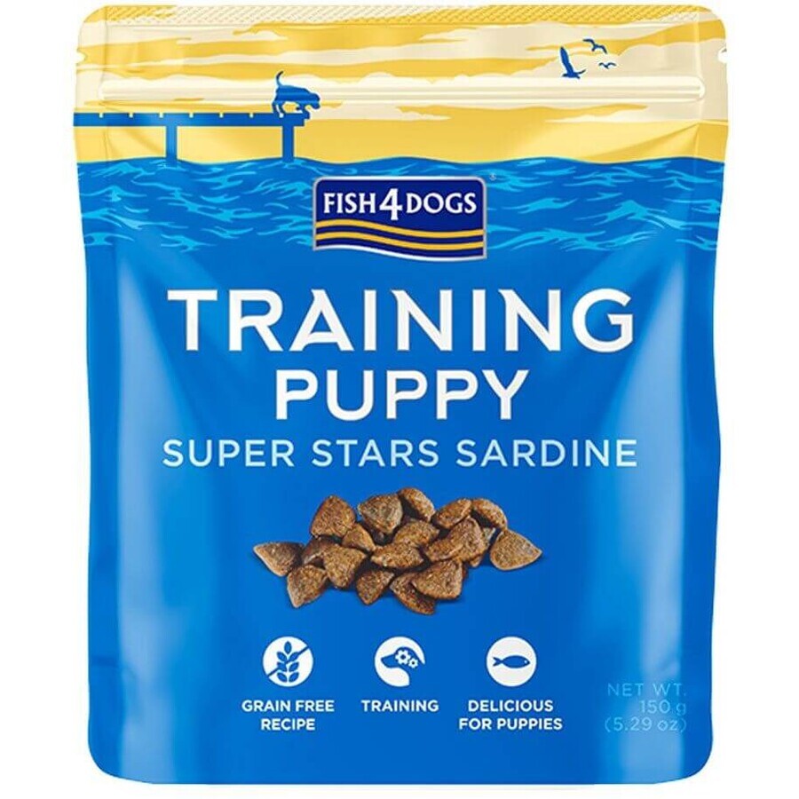 Fish4Dogs Palma per l'addestramento dei cuccioli 150 g