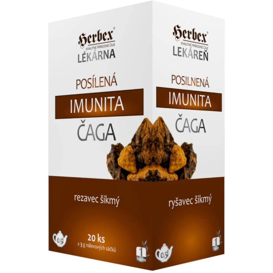 Herbex Inmunity Boosted Chaga Tea 20 x 3 g