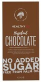 HealthyCO Chocolate con leche y avellanas 100 g