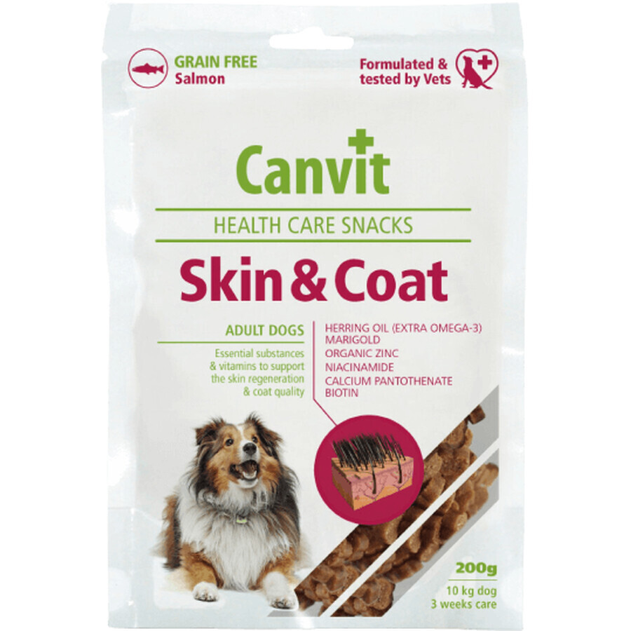 Canvit Snacks Skin&Coat para perros 200 g