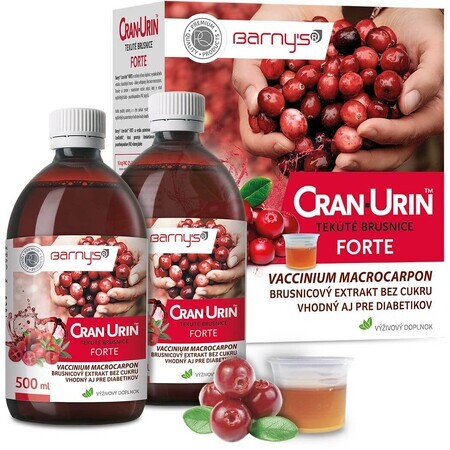 Barny's CRAN-URIN FORTE Vloeibare Veenbessen 2 x 500 ml