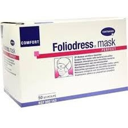 Mascarilla Foliodress Mascarilla quirúrgica Perfect 50 uds 50 uds