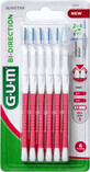 Cepillo interdental Gum Bi-direction Ultra con mecanismo flexible 1,2 mm ISO3 6 uds.