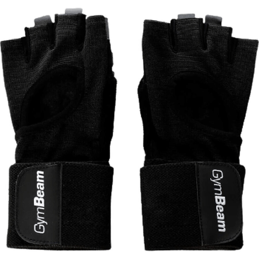 Guantes de fitness para mujer GymBeam, Guard Black, talla. L, 2 piezas