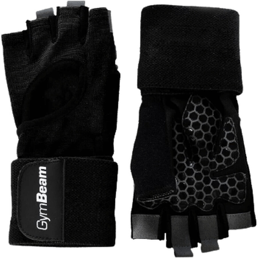 Guantes de fitness para mujer GymBeam, Guard Black, talla. L, 2 piezas