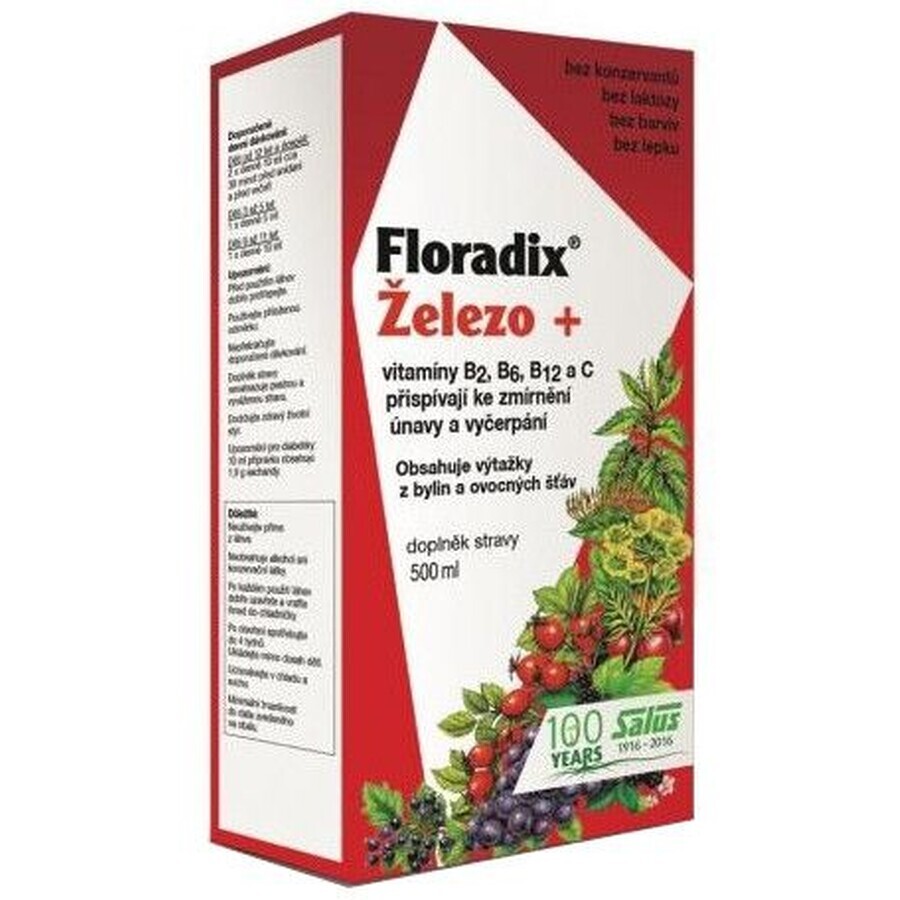 Salus Floradix Hierro - líquido 500 ml