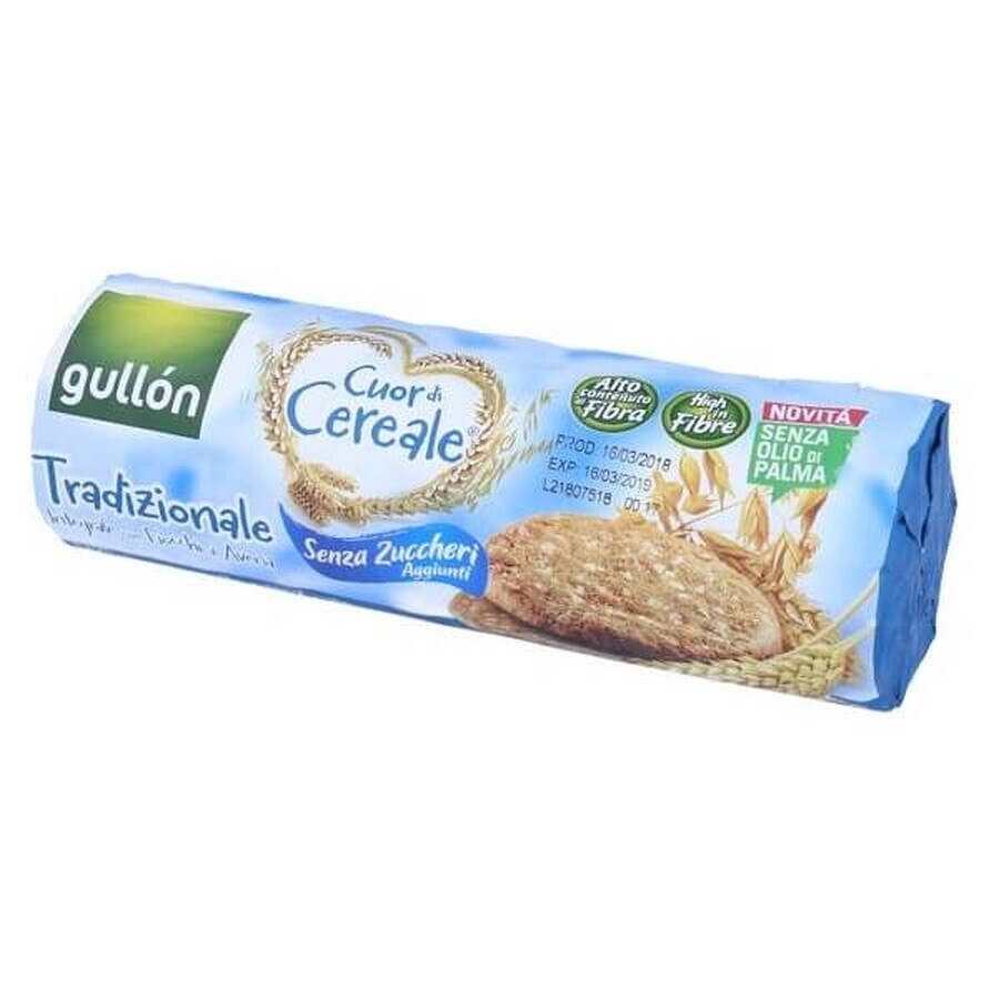 Biscotti ricchi di fibre senza zucchero di farina integrale, 280g, Gullon