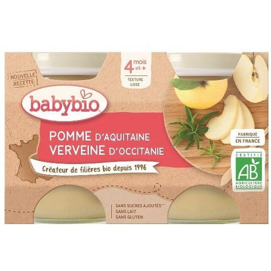 Babybio fruit snack pomme verveine 2 x 130 g