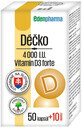 EdenPharma D&#233;čko 4000 UI, vitamina D3 fuerte 60 c&#225;psulas