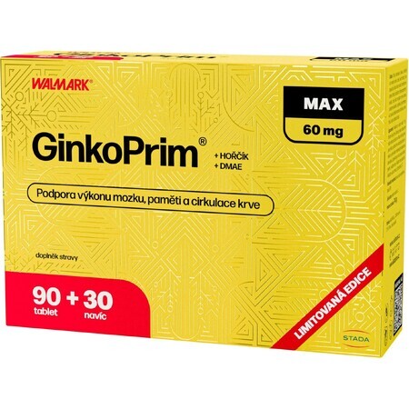 Walmark GinkoPrim MAX 120 comprimidos