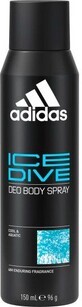 Desodorante en spray Adidas Ice Dive para hombre 150 ml