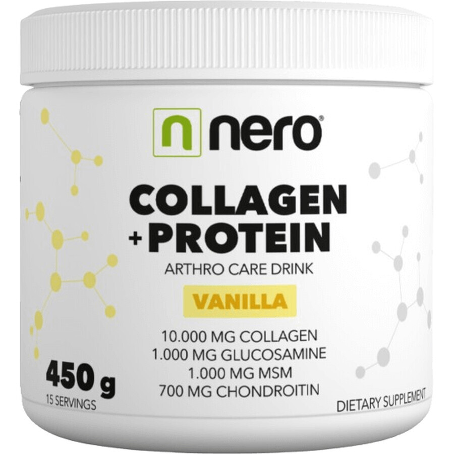 Negro COLÁGENO + PROTEÍNA Vainilla 450 g