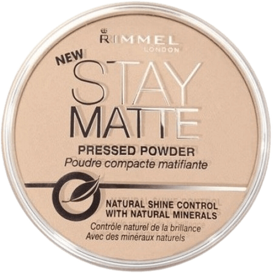 Rimmel London Stay Stay Polvos Mate 001 Transparente 14 g