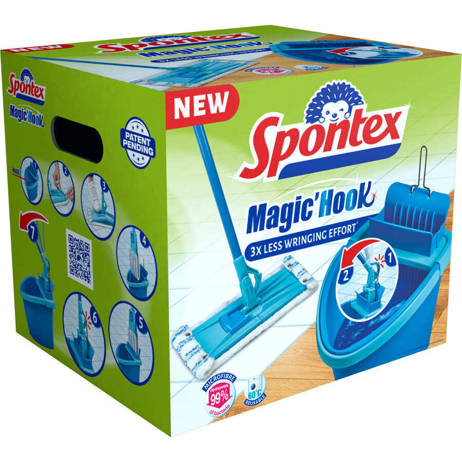 Spontex magic hook, mop with system