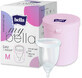 Copa menstrual Bella + manguito limpiador talla M