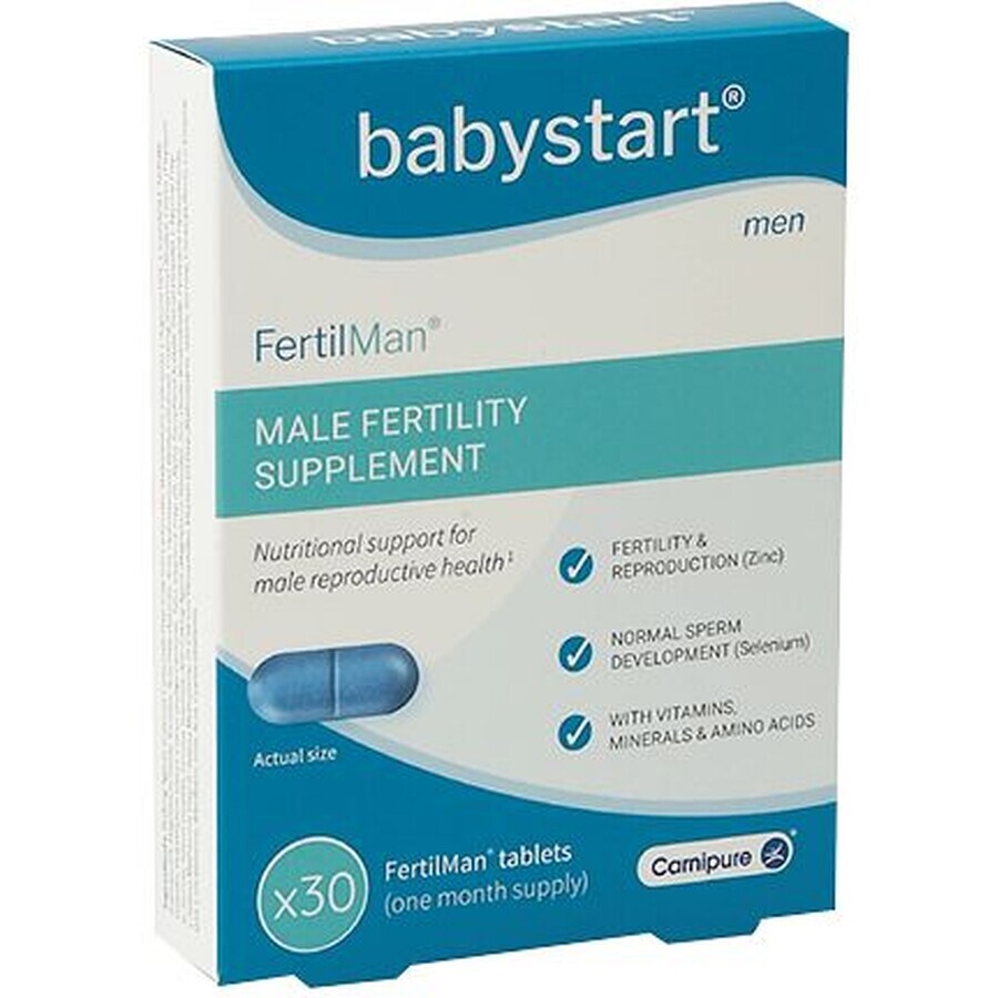 BabyStart FertilMan vitaminas para el hombre con L-taurina 30 comprimidos