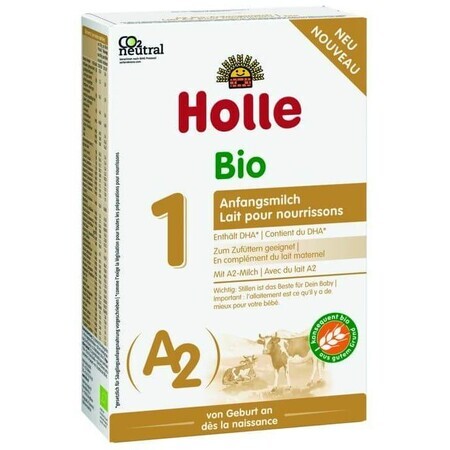 Holle Bio - Leche infantil A2 1 del primer biberón 400 g