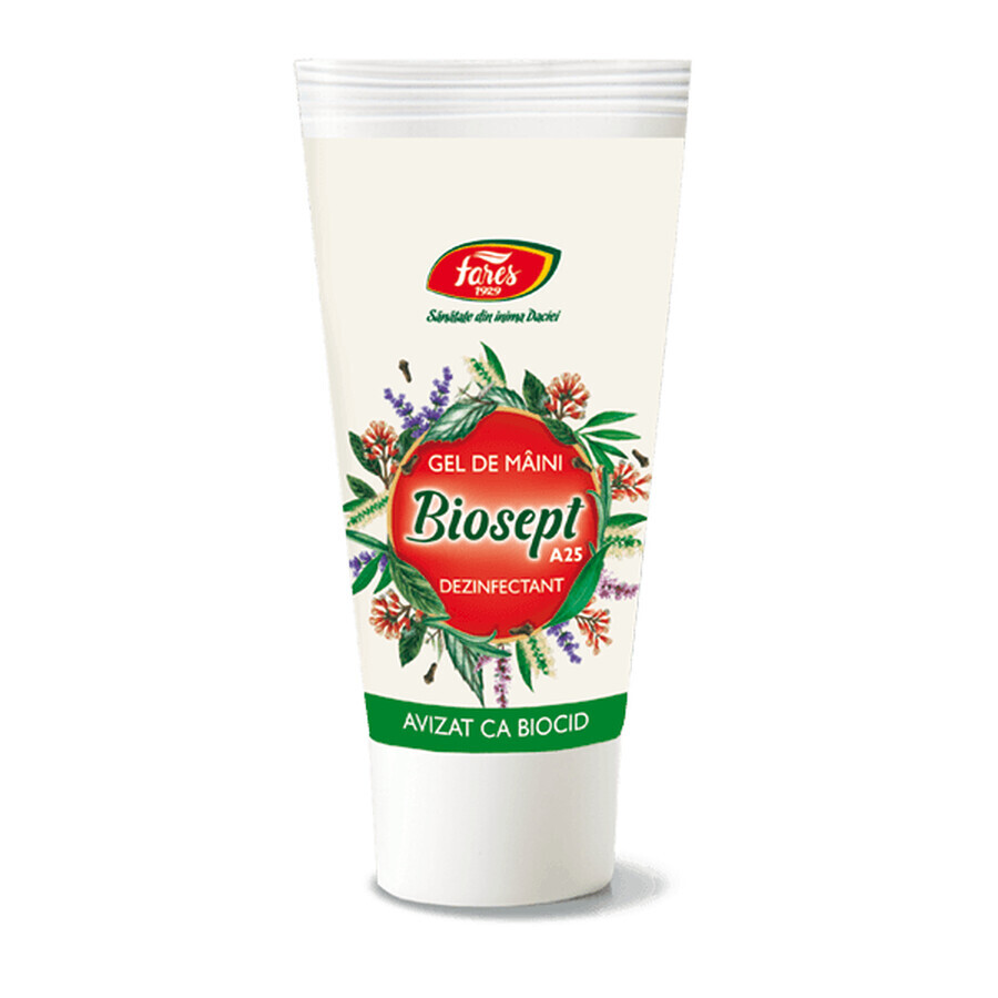 Biosept Handgel, A25, 50 ml, Fares