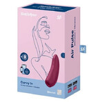 Satisfyer Vibratore con stimolazione clitoridea Curvy 1+ Rosso