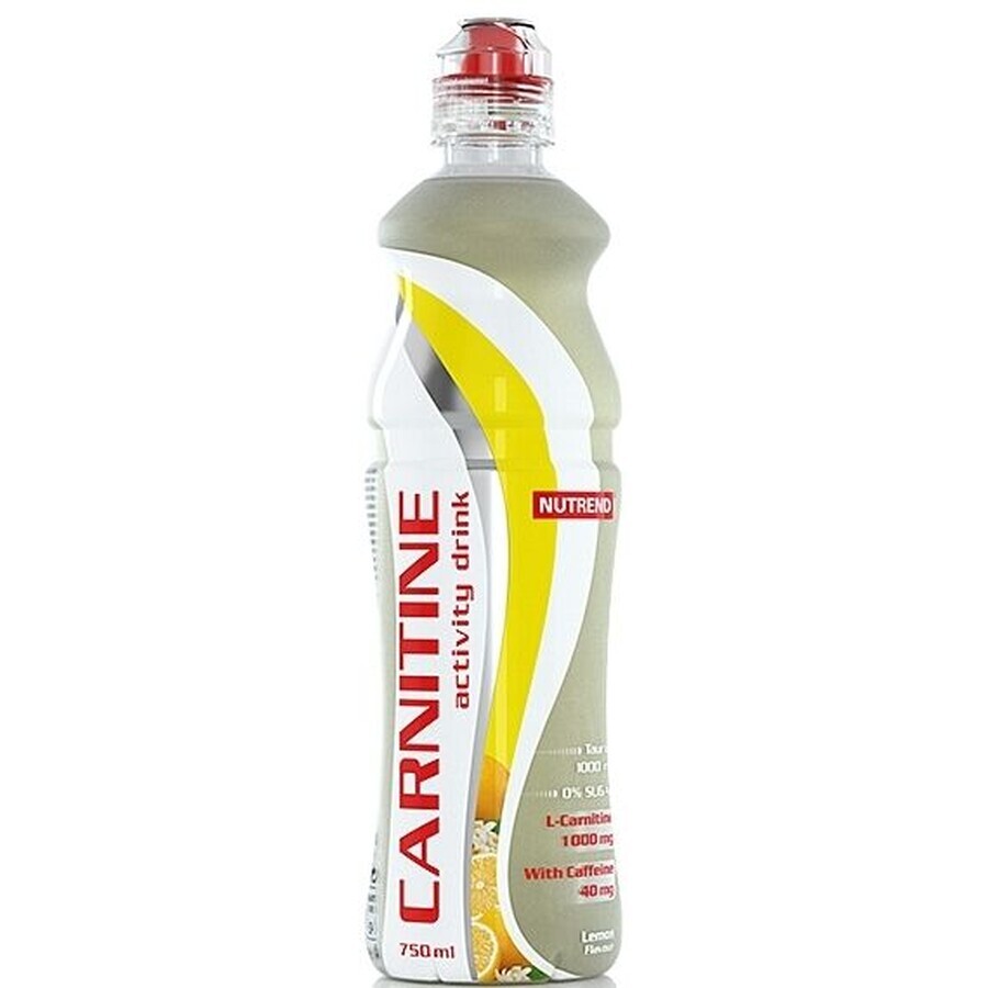 Nutrend CARNITIN DRINK avec caféine, citron 750 ml