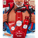 Old Spice Alpinist para hombre: set con desodorante en spray, desodorante sólido y gel de ducha Whitewater con aroma fresco