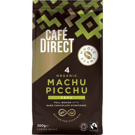 Cafedirect Orgánico Cafedirect Machu Picchu SCA 82 granos de café 200 g