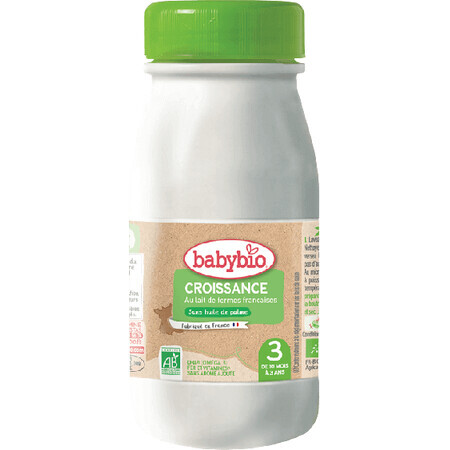 Babybio Toddler leche infantil ecológica Croissance 3 líquido 0,25 l