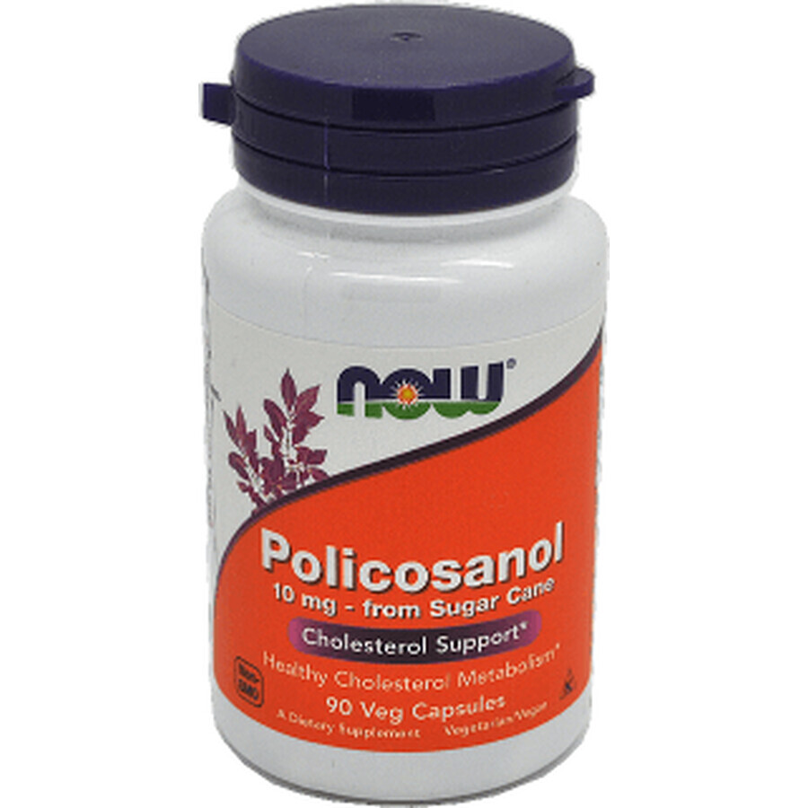 Now Foods Policosanol 10mg Colesterol 90 cápsulas