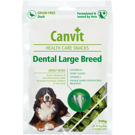 Canvit Snacks Dental Large Breed para perros 250 g