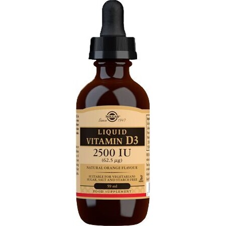 Solgar Vitamina D3 2500 UI 59 ml