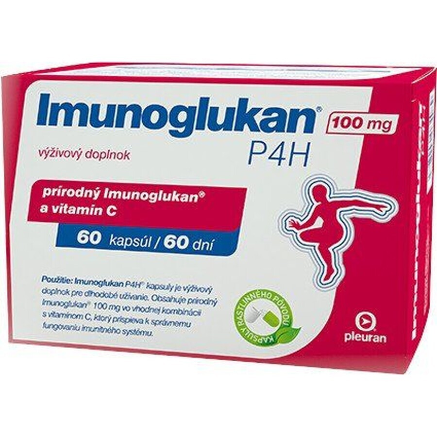 Inov. inmunoglucano P4H 2021 100 mg 60 cápsulas