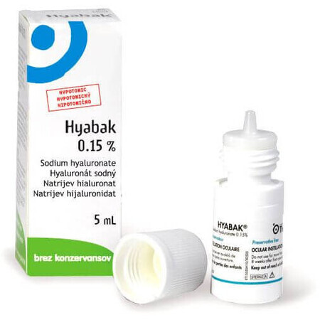 Hyabak 0,15% colirio 5 ml