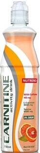 Nutrend CARNITIN BEBIDA CARNITINA con cafe&#237;na, rojo naranja 750 ml