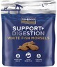 Fish4Dogs Golosinas para perros de apoyo digestivo con trocitos de pescado blanco 225 g