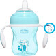 Taza de aprendizaje Chicco Transition con asas azul 4m+ 200 ml