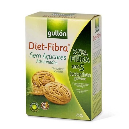 Galletas Diet Fibre con alto contenido en fibra, 250 g, Gullon