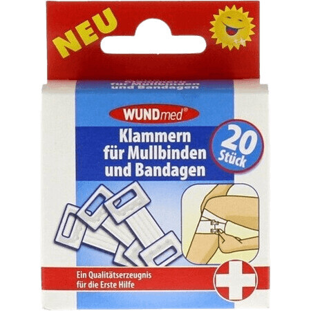 Wundmed clips de vendaje blanco 20 uds.