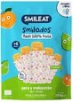 Smileat Helado ecol&#243;gico 100% fruta para congelar peras y melocotones 6M+ 250 g